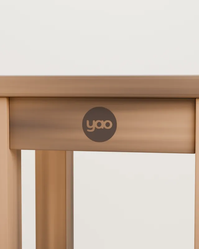 Industrial wood bar stool · Barn
