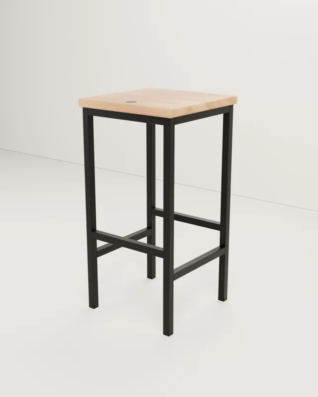 Taburete alto · Industrial