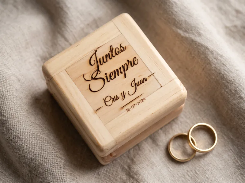 Wedding ring box “Together forever”